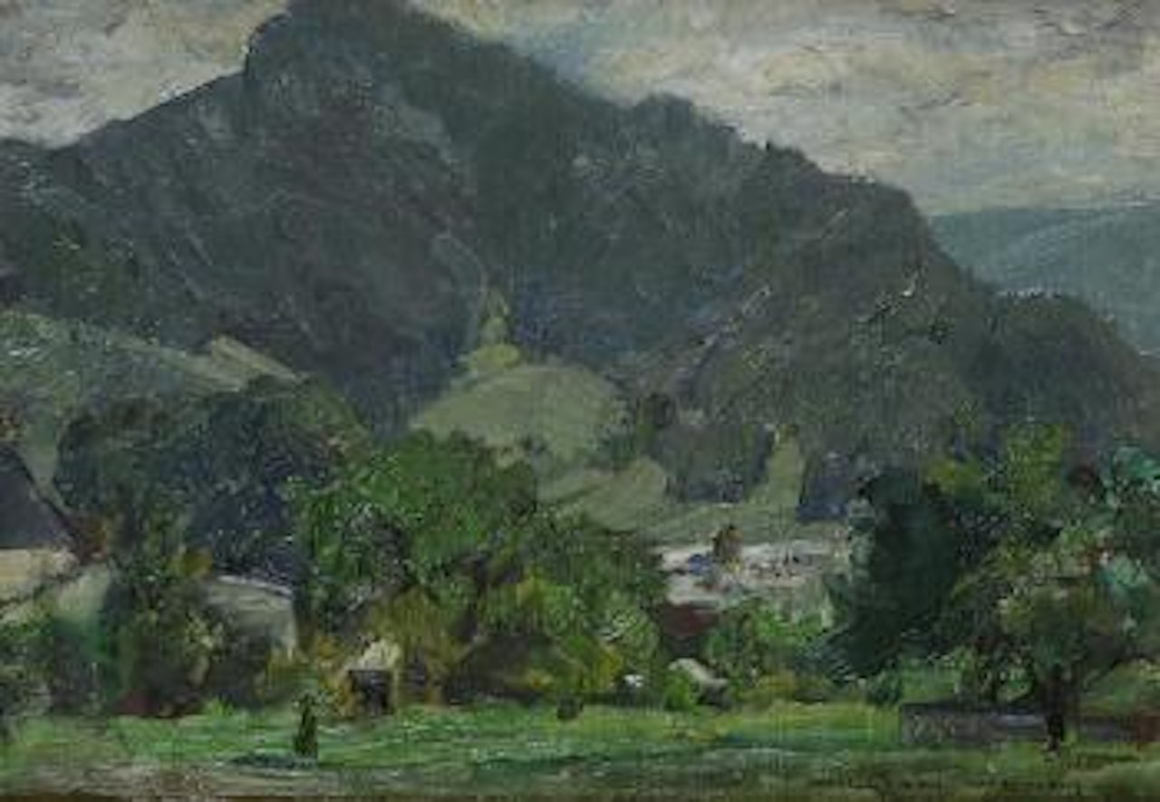 View of the valley , by William Wendt
