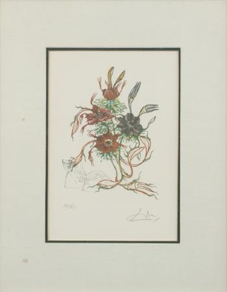 Anemone per Anti Pasti ,
1972 by Salvador Dali