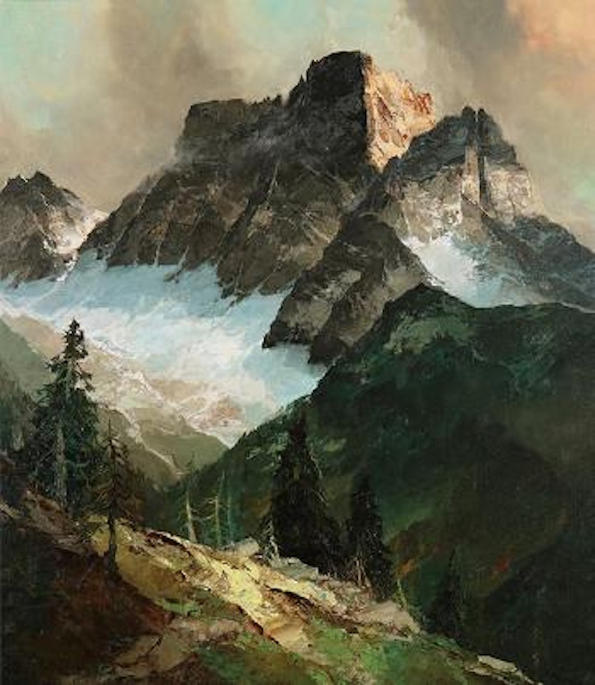 Mountain pass , by John Fery