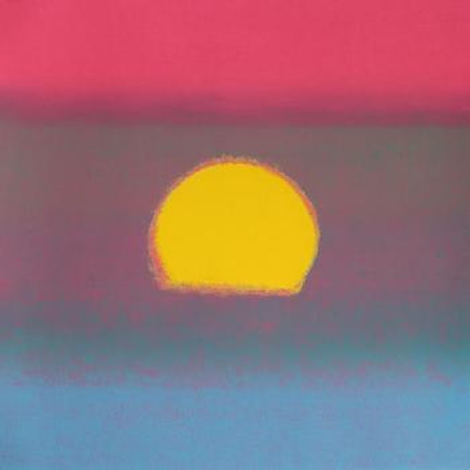 Sunset ,
1972 by Andy Warhol