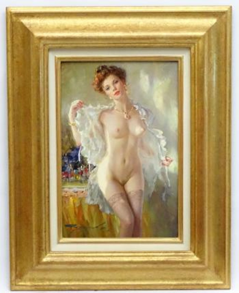 Elegant with stockings , by Constantin Razoumov