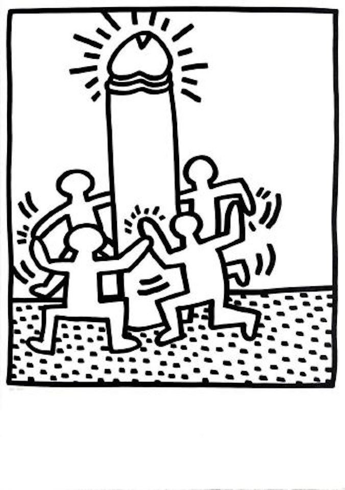 Untitled ,
1983 by Keith Haring