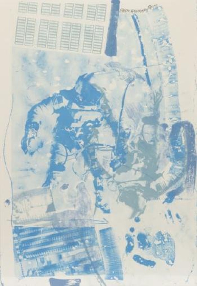 White Walk ,
1970 by Robert Rauschenberg