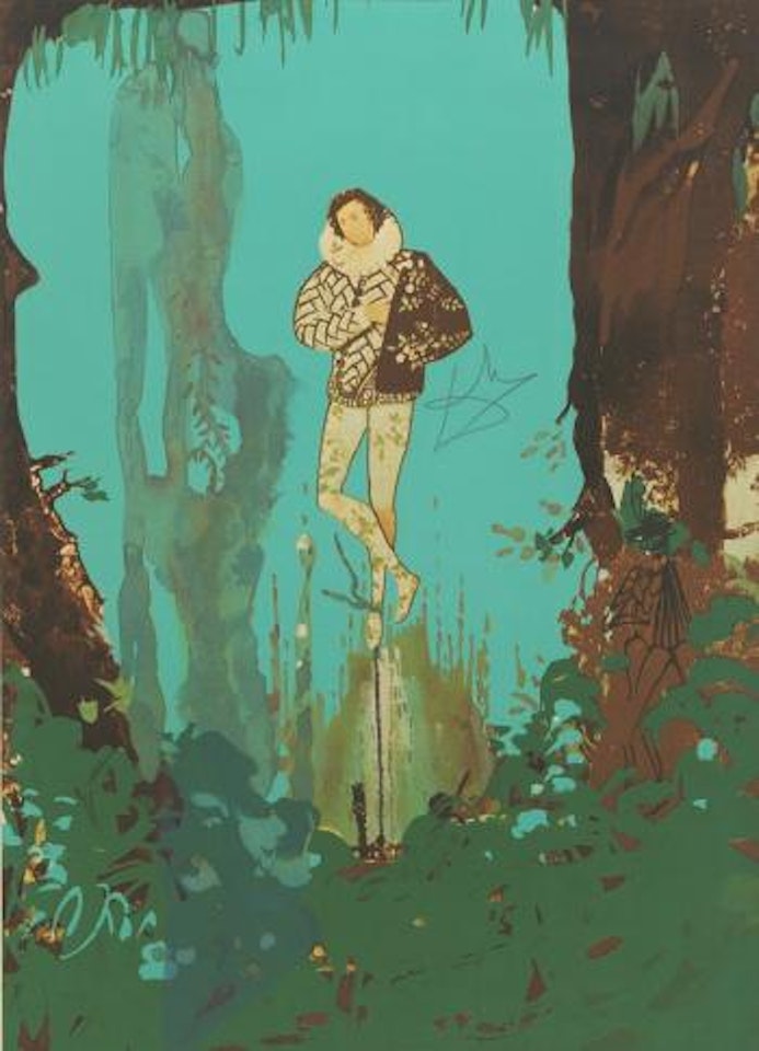 The Prince of love (hanged man) ,
1976 by Salvador Dali