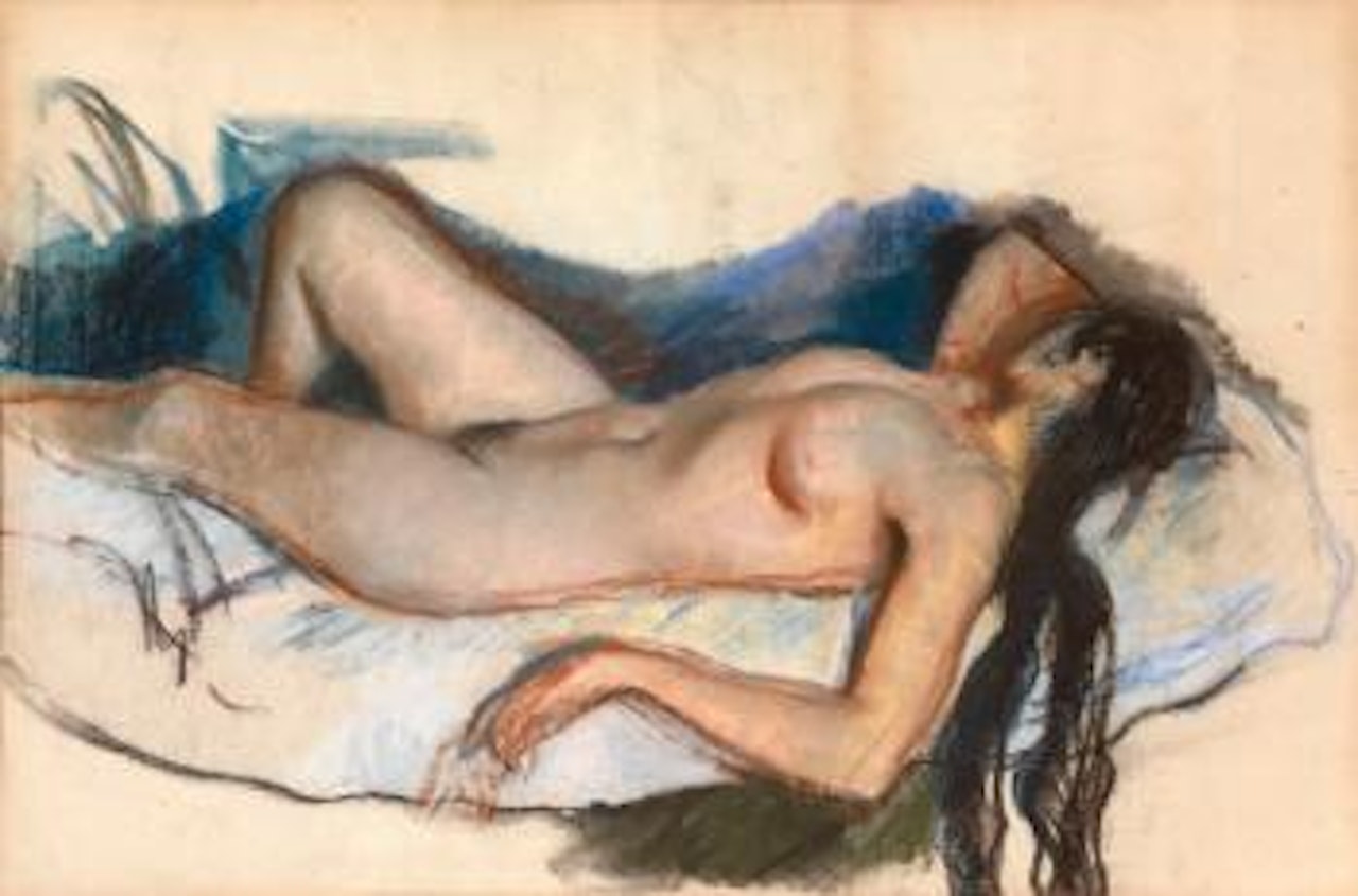 Reclining Nude and Neskuchnoe, double-sided work ,
Before
1917
-
1922 by Zinaida Serebriakova