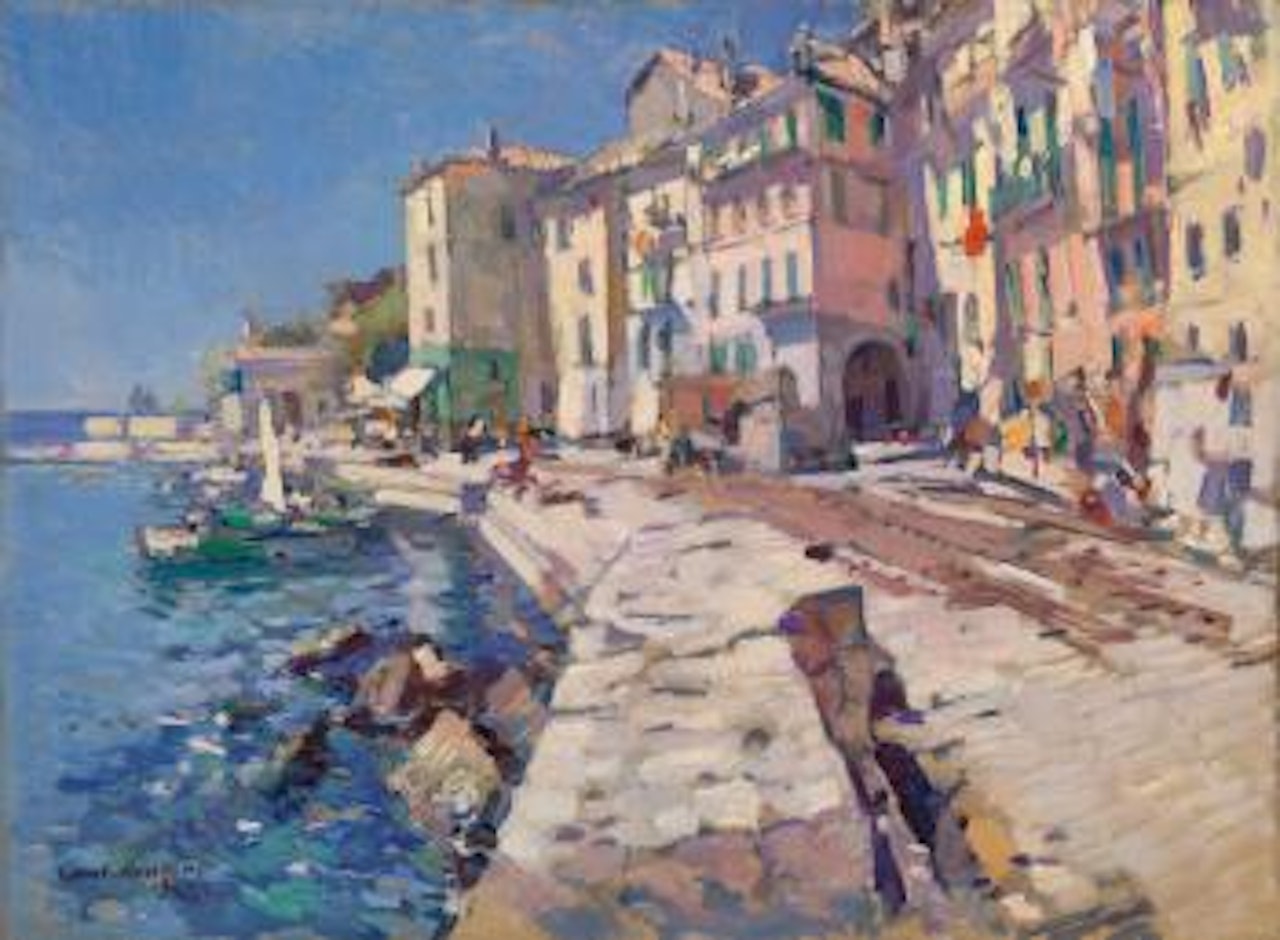 Quai de l’Amiral Courbet, Villefranche-sur-Mer ,
1922 by Konstantin Alekseevich Korovin