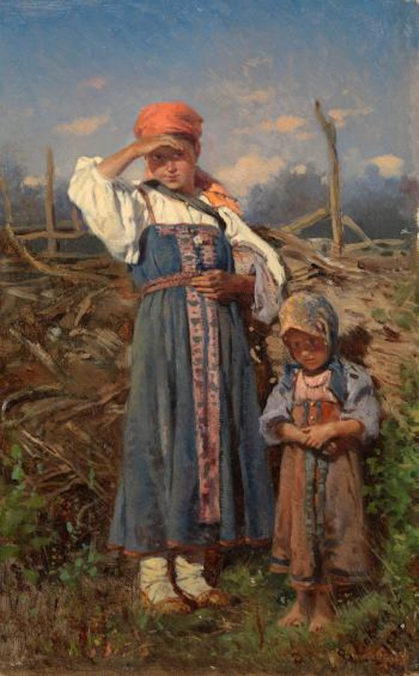 Two Peasant Girls ,
1877 by Vladimir Makovsky