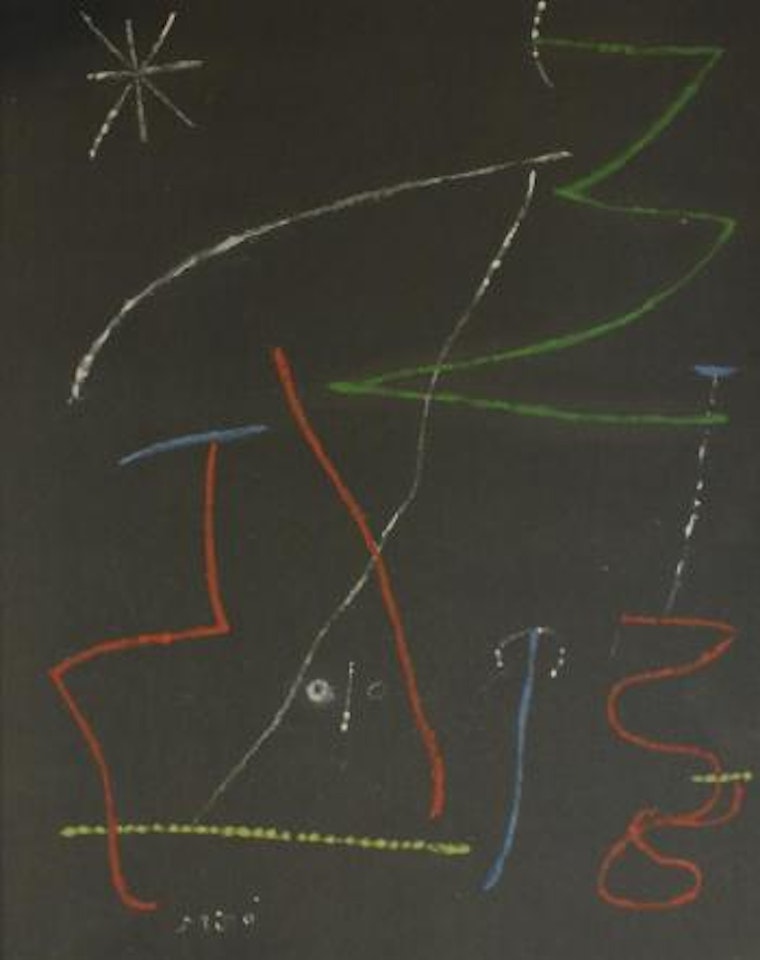 Pochoir pour ,
1958 by Joan Miró