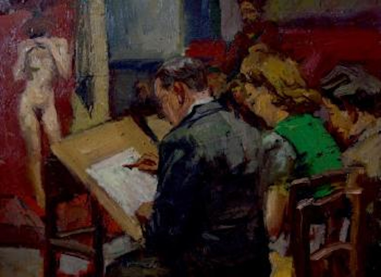 Le cours de modèle vivant , by Sha Qi