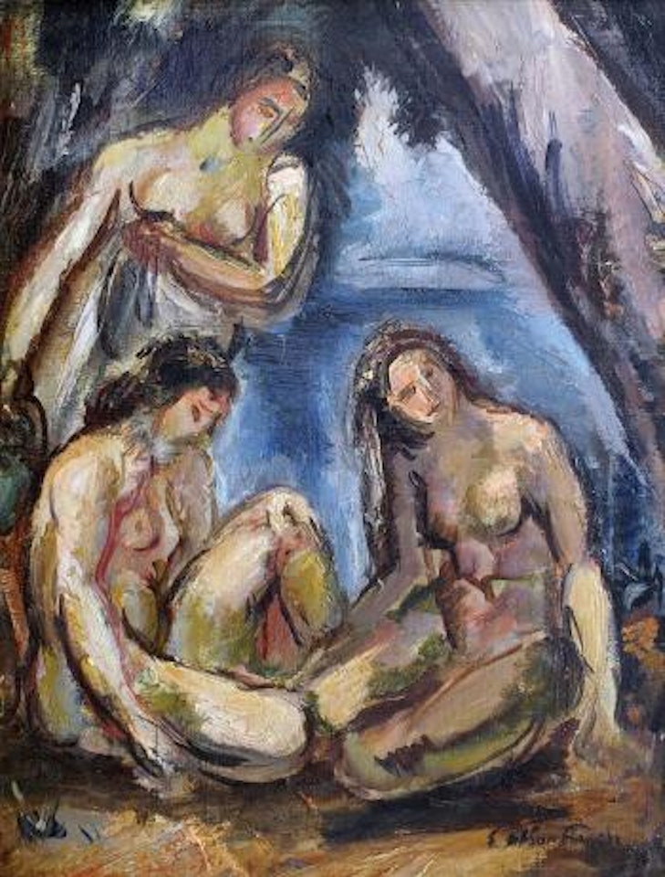 Les baigneuses , by Othon Friesz