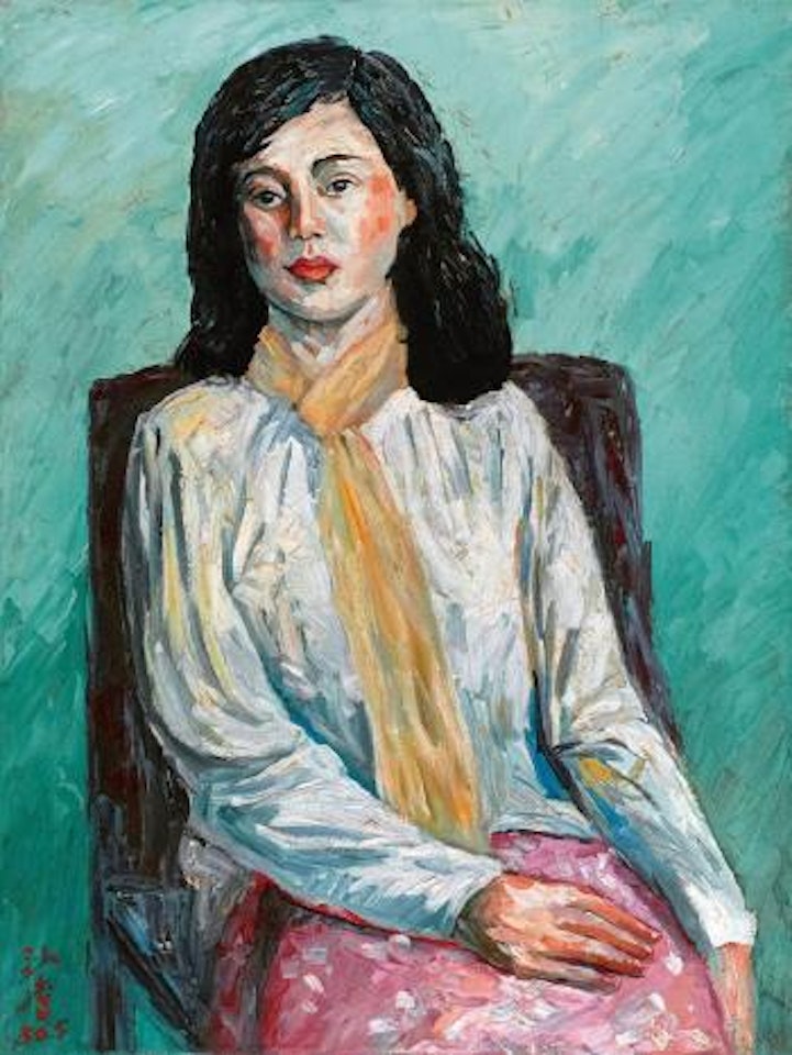 Portrait of a young woman ,
1986 by Sha Qi