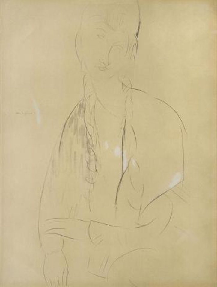 Portrait de femme , by Amedeo Modigliani