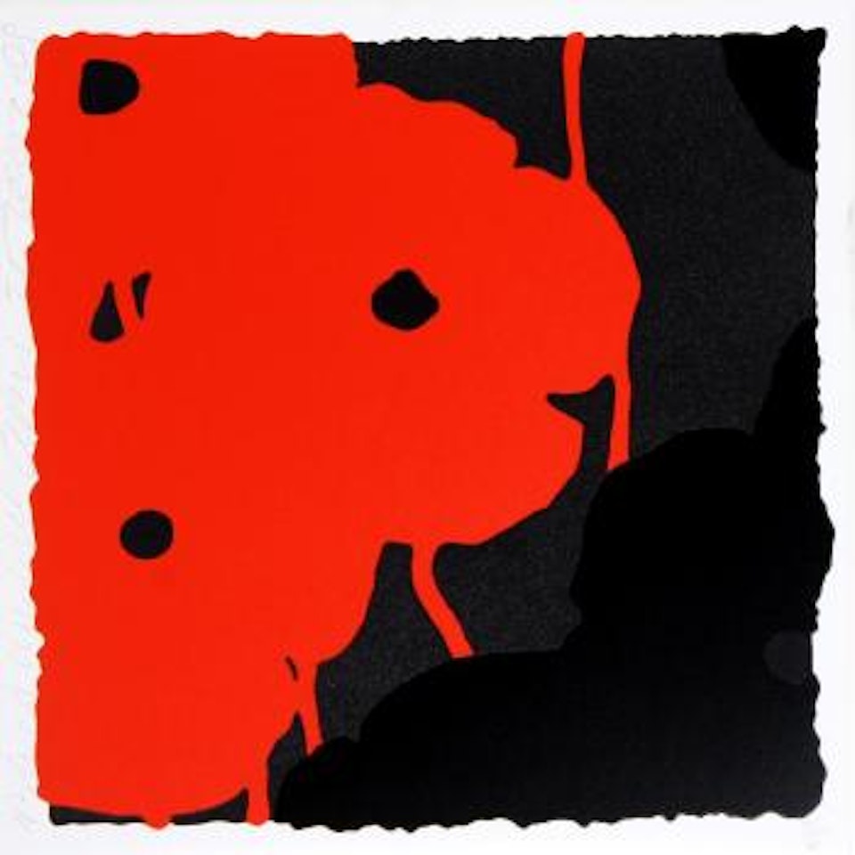 Black and red poppies ,
2007 by Donald Sultan