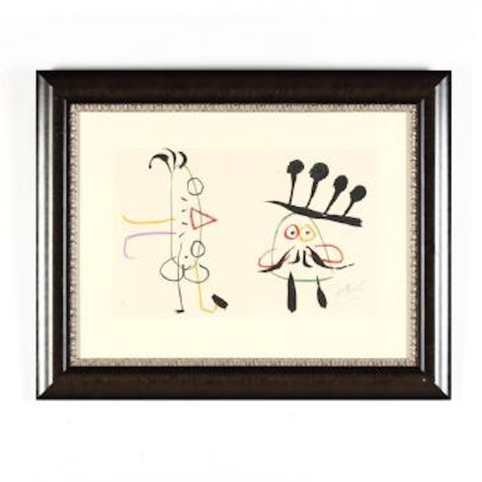 L'Enfance d'Ubu, plate 12 ,
1975 by Joan Miró