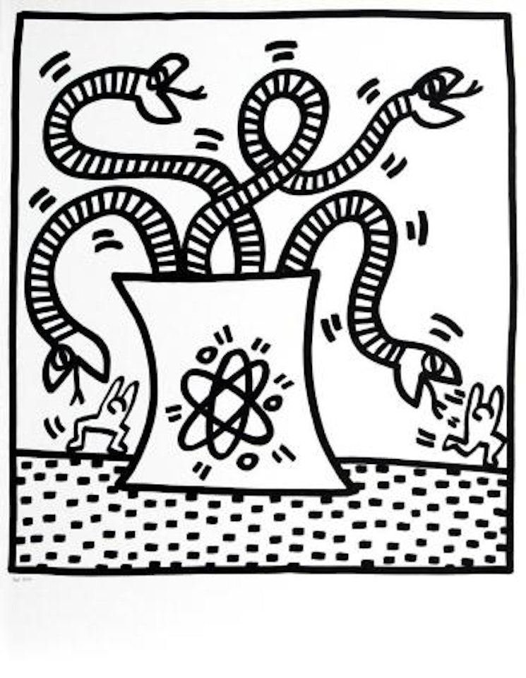 Untitled from Lucio Amelio Gallery Catalogue ,
1983 by Keith Haring