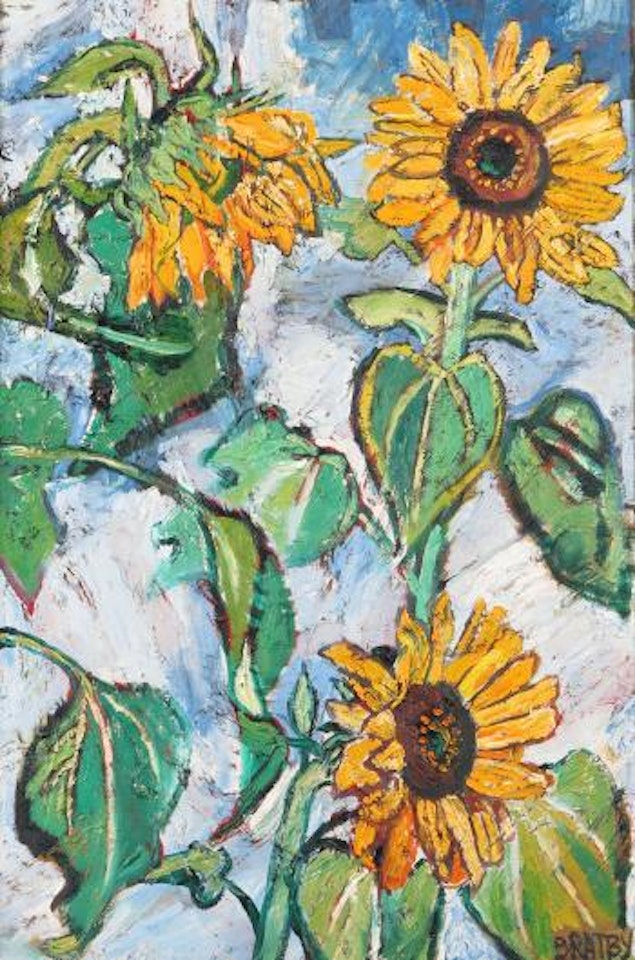 Sunflowers , by John Bratby