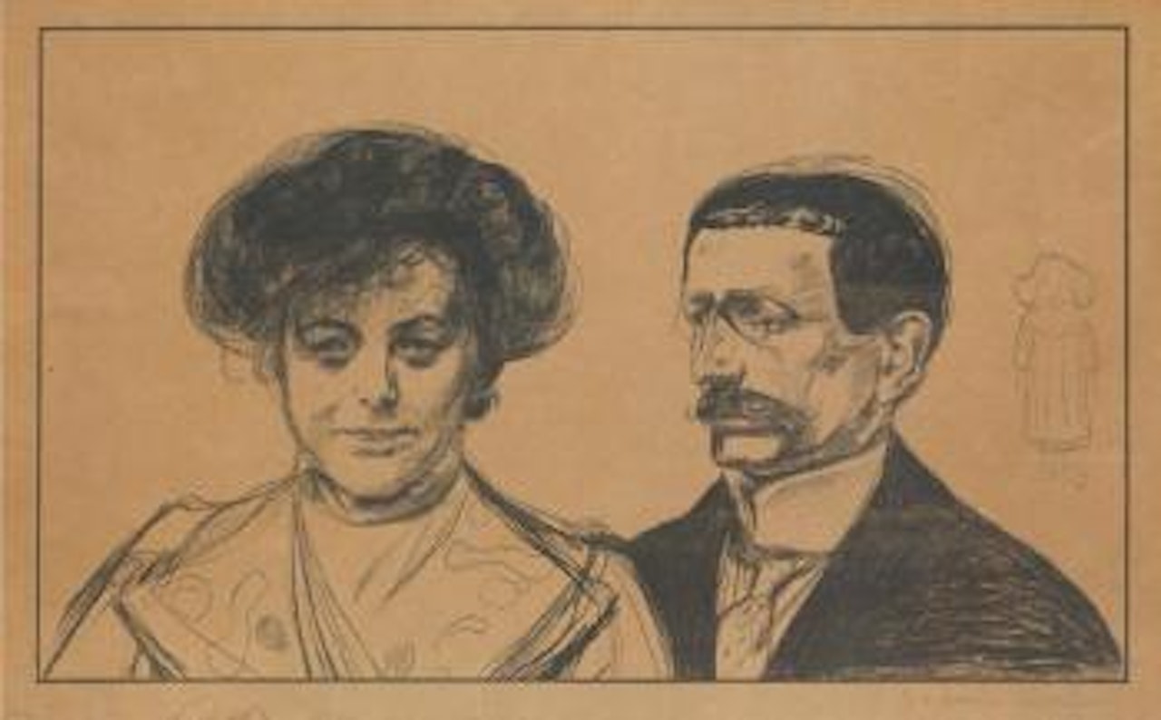 Anna og Walter Leistikow I ,
1902 by Edvard Munch