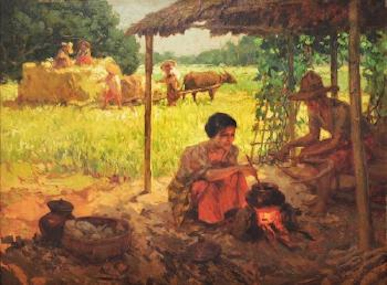 Noonday meal ,
1931 by Fernando Amorsolo