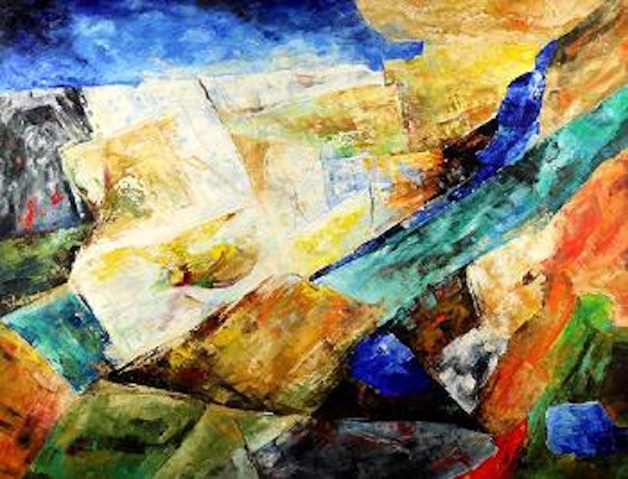Untitled (moving landscape) ,
2004 by Ram Kumar