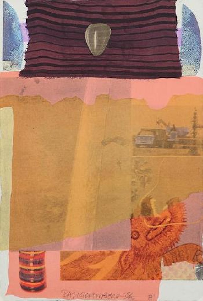 Arcanum I (from Arcanum series) ,
1981 by Robert Rauschenberg