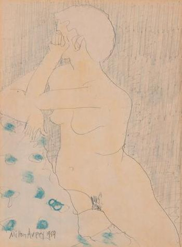 Nude ,
1959 by Milton Avery