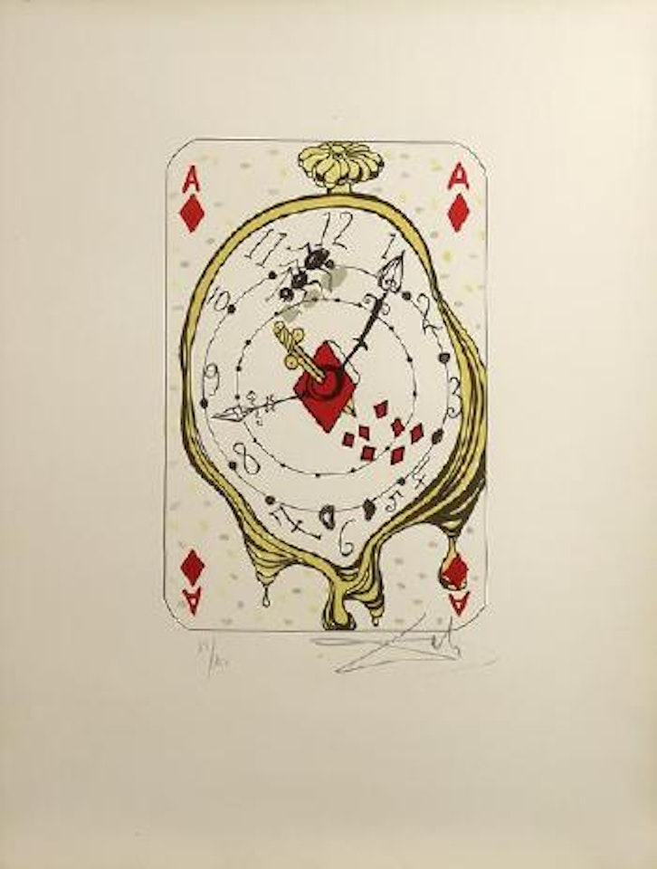 King of diamonds; Queen of diamonds; Ace of diamonds ,
1972 by Salvador Dali