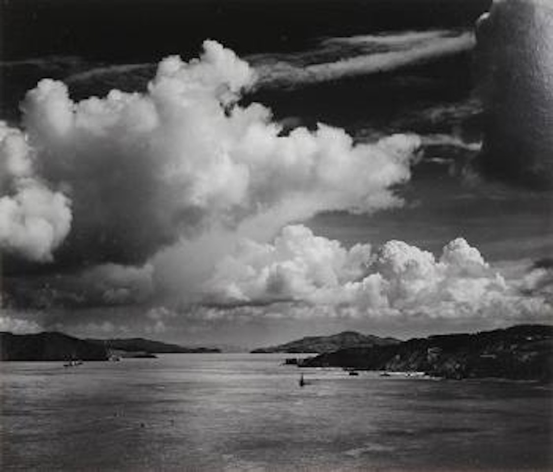 Golden gate before the bridge ,
1932 by Ansel Adams