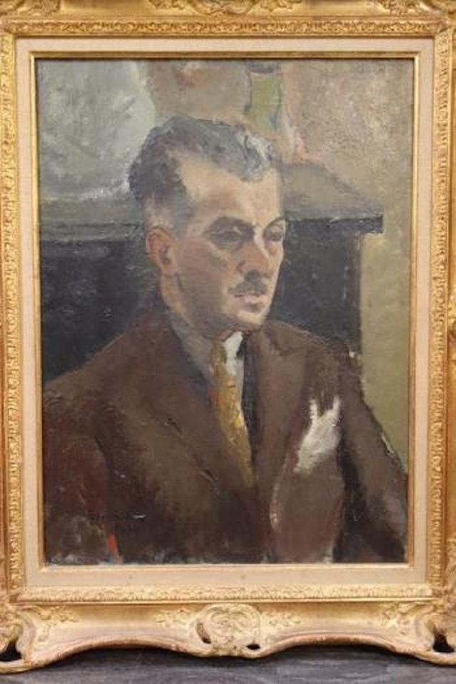Portrait of Mr Fernand Muguet , by Maurice Brianchon