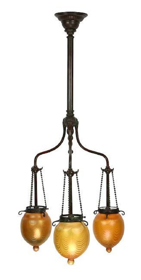 Hanging fixture , by Tiffany Studios