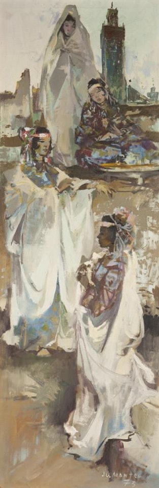 Sur les terrasses de Fès ,
1973 by Jean Gaston Mantel