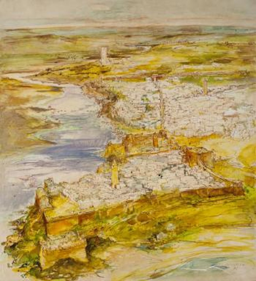 Vue des Oudayas et du Bouregreg ,
1991 by Jean Gaston Mantel