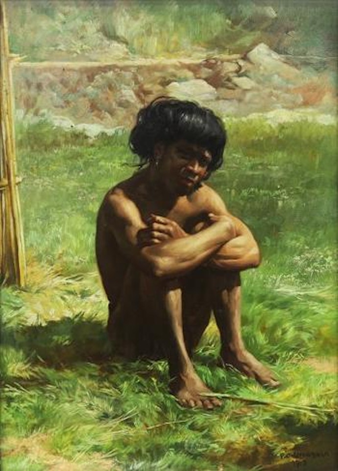 Igorot ,
1917 by Fernando Amorsolo