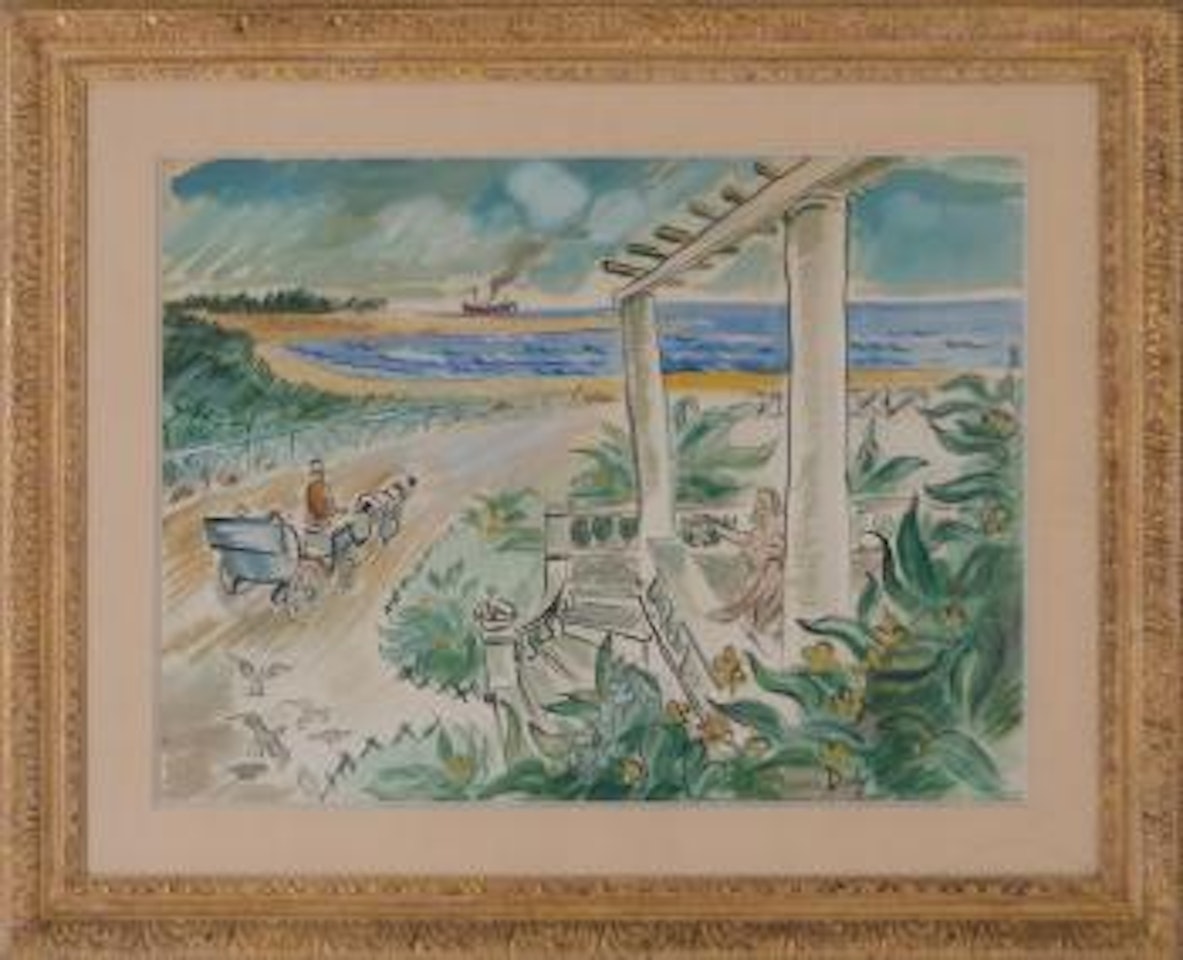Golfe-Juan Côté d'Azur ,
Circa
1924 by Raoul Dufy