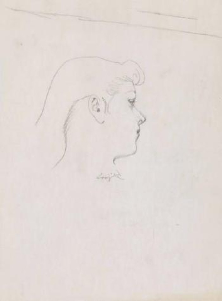 Profil de Femme , by Leonard Tsuguharu Foujita