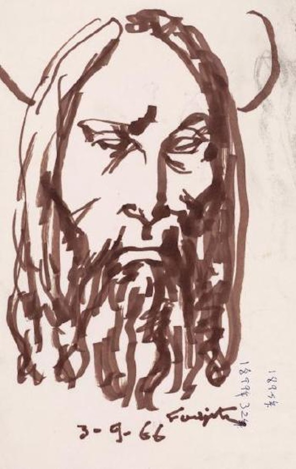 Tete de Christ ,
1966 by Leonard Tsuguharu Foujita