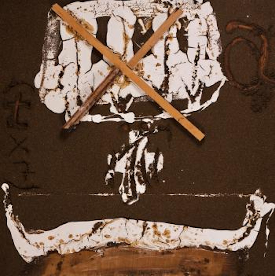 X de Fusta ,
1999 by Antoni Tapies