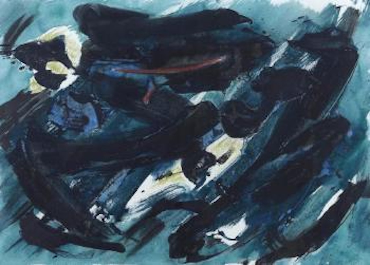 Composition ,
1961 by Gerard Schneider