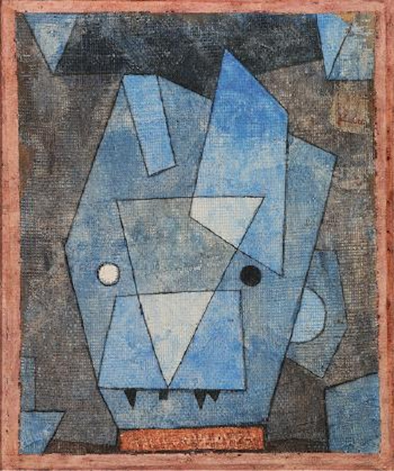 Kleiner Blauteufel - Blauteufelskopf ,
Circa
1933 by Paul Klee