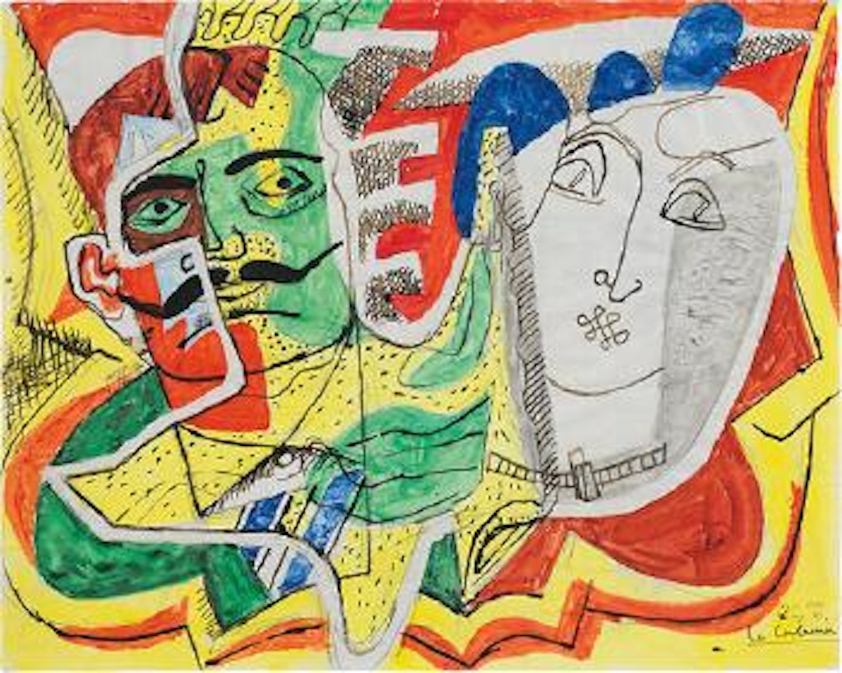Composition avec deux têtes ,
1940
-
1941 by Le Corbusier