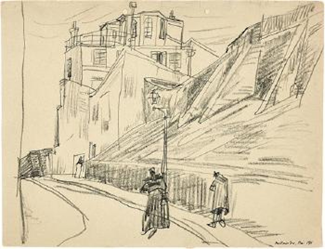 Montmartre ,
1911 by Lyonel Feininger