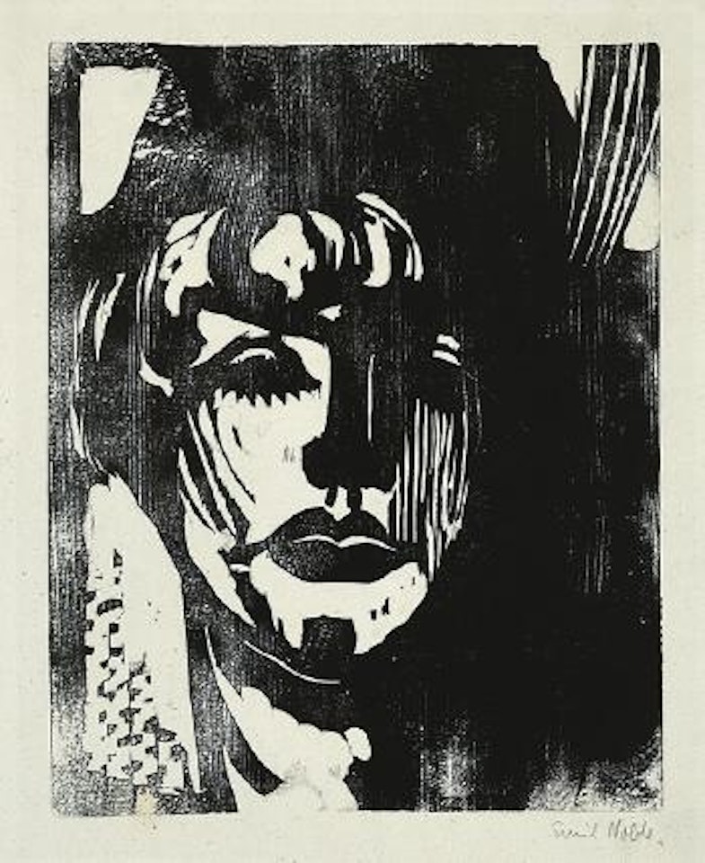 Blonde Frau ,
1917 by Emil Nolde