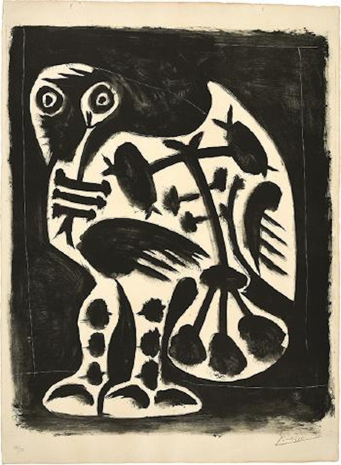 Le grand hibou ,
1948 by Pablo Picasso