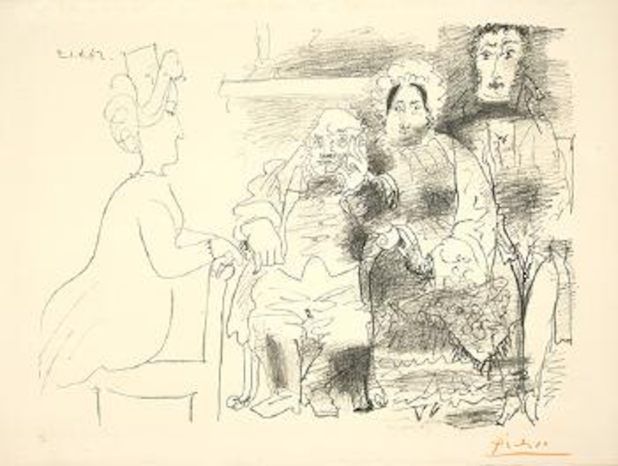 Portrait de famille ,
1962 by Pablo Picasso