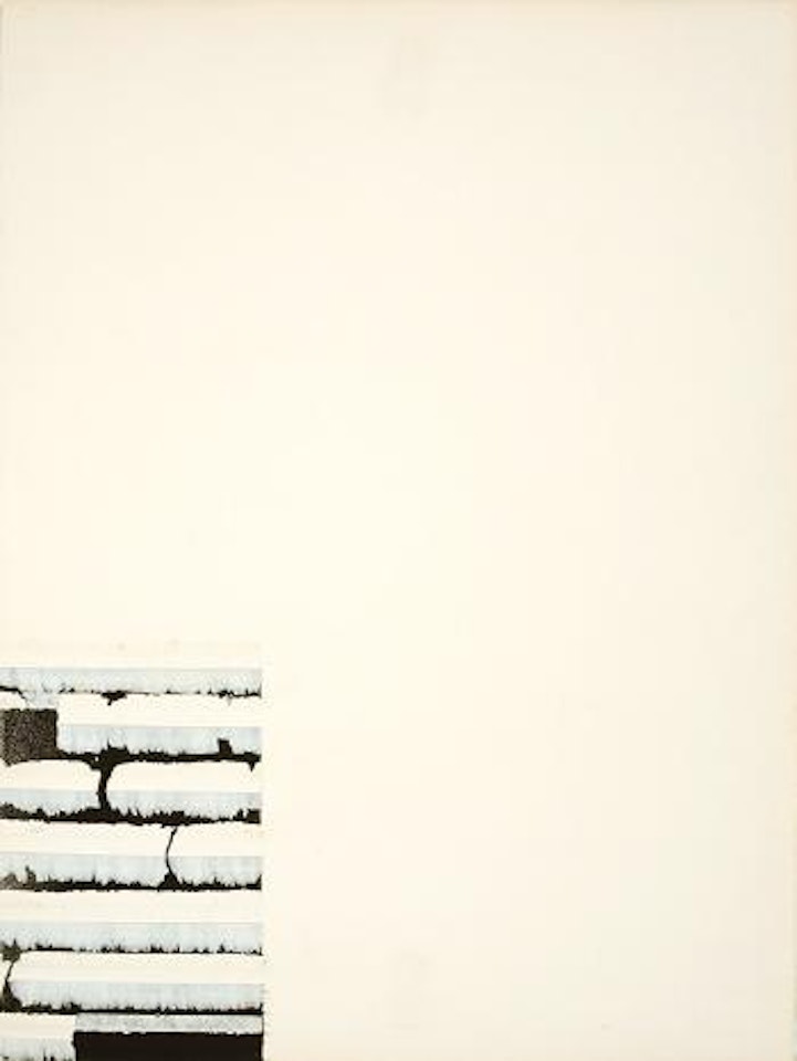 Papier Plein N° 12 ,
1976 by Jean Degottex