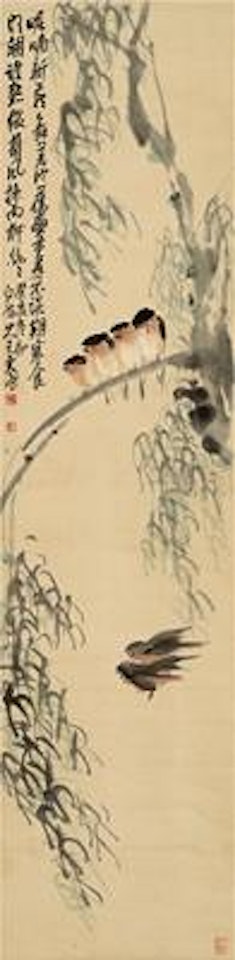 Swallow and willow in the spring breeze ,
1923 by Wang Zhen