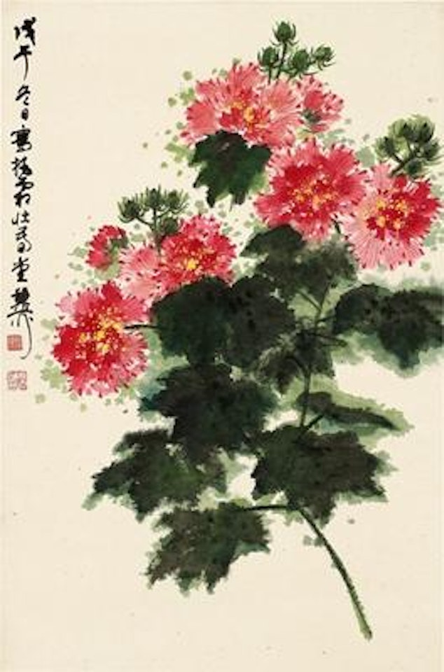 Bloomy flowers ,
1978 by Xie Zhiliu