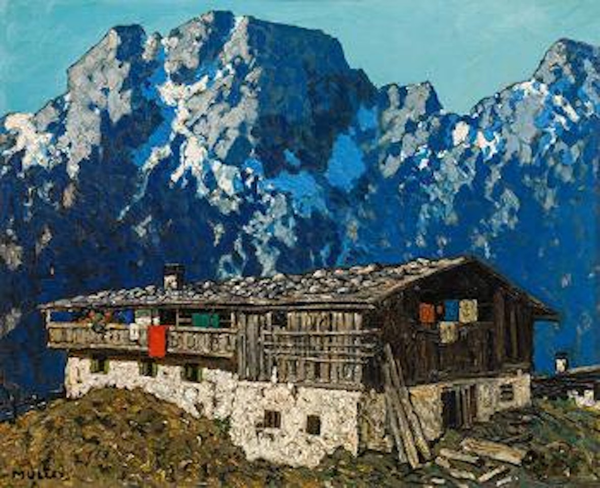Almhof ,
Circa
1930 by Oskar Mulley