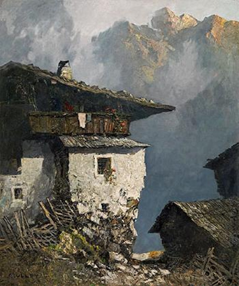 Bergbauernhof ,
Circa
1935 by Oskar Mulley