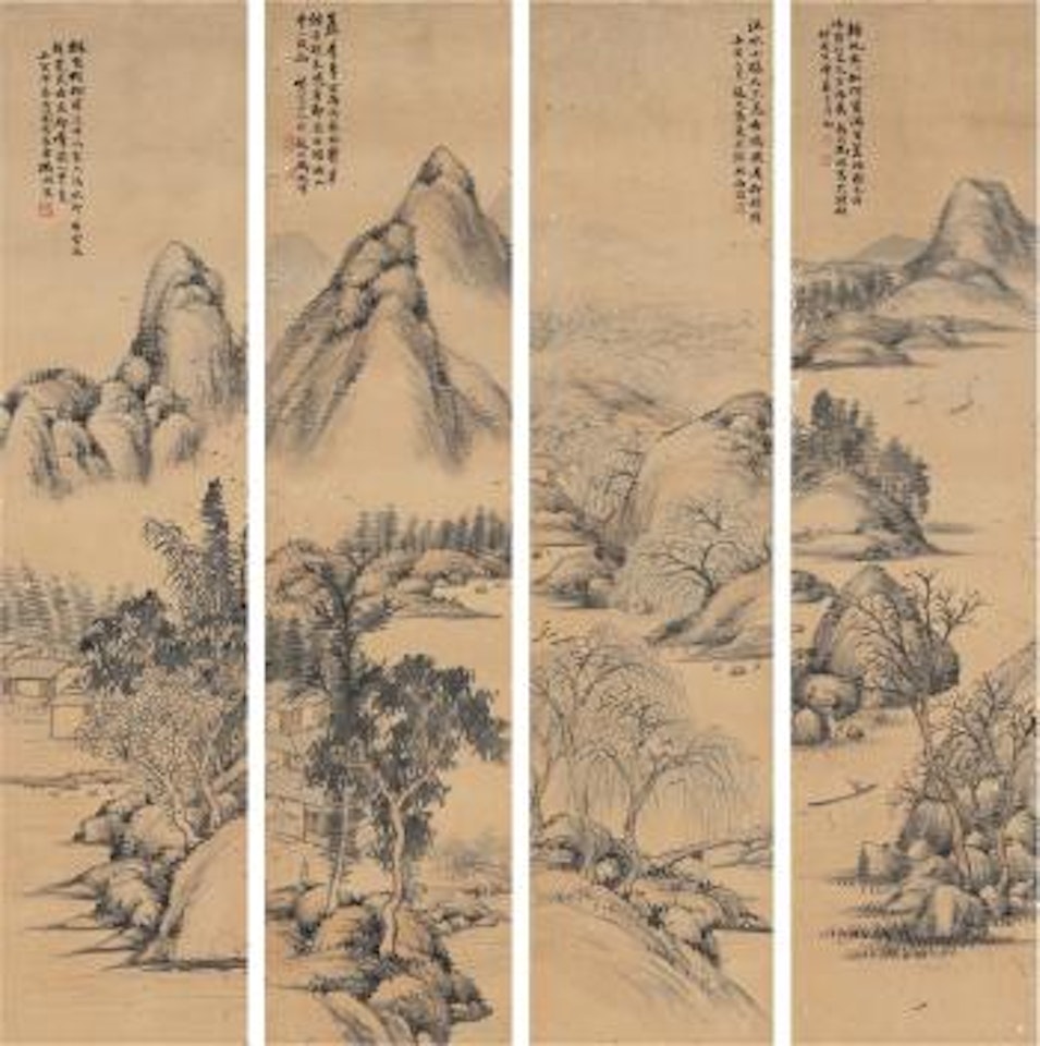 Landscape ,
1902 by Feng Chaoran