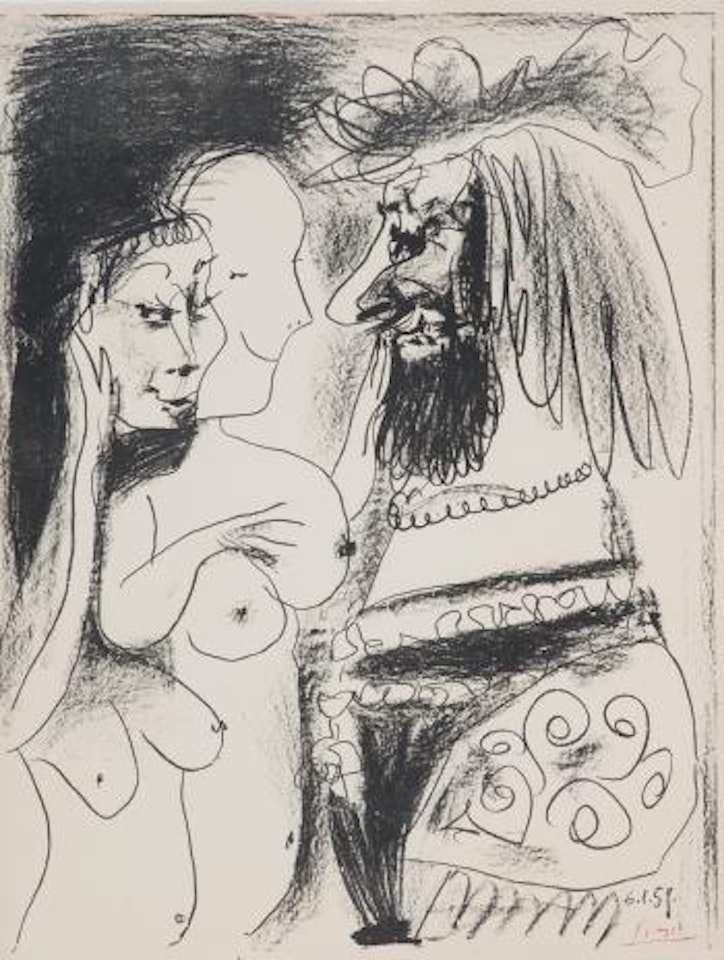 Le vieux roi, 6.1 (19)59 ,
1959 by Pablo Picasso